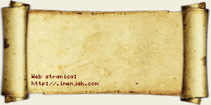 Velislava Aćimović vizit kartica